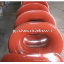 Oval casting steel mooring pipe